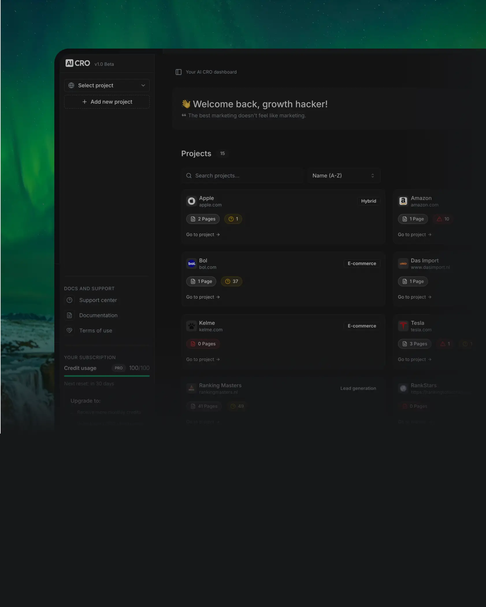 AI CRO Dashboard